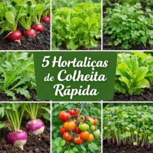 colheita rapida hortaliças